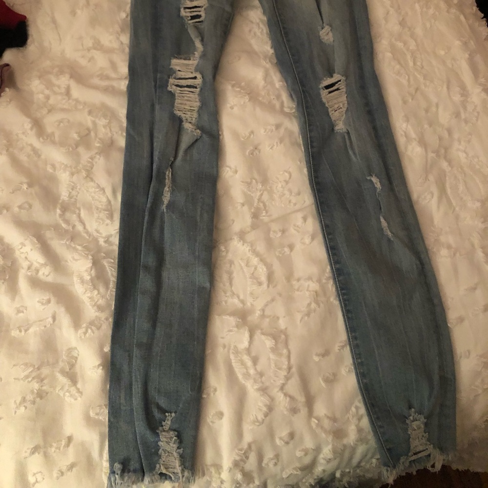aero ripped skinny jeans